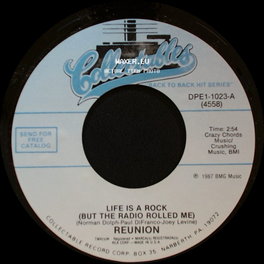 Reunion - Disco-Tekin / Life Is A Rock (But The Radio Rolled Me) side B