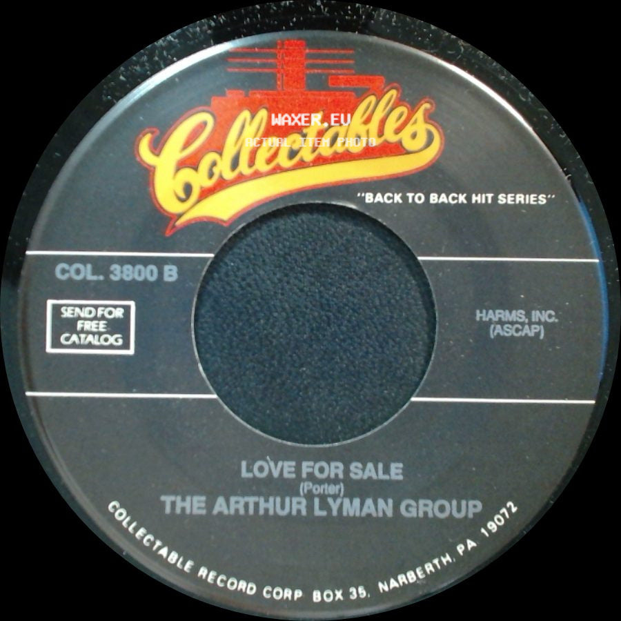 The Arthur Lyman Group - Love For Sale / Yellow Bird side A