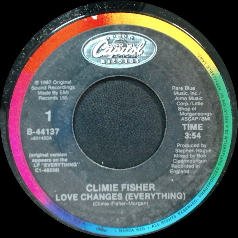 Climie Fisher - Love Changes (Everything) / Never Close To The Show side A