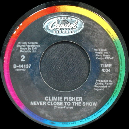 Climie Fisher - Love Changes (Everything) / Never Close To The Show side B