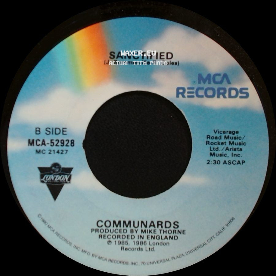Communards - Don't Leave Me This Way / Sanctified side B