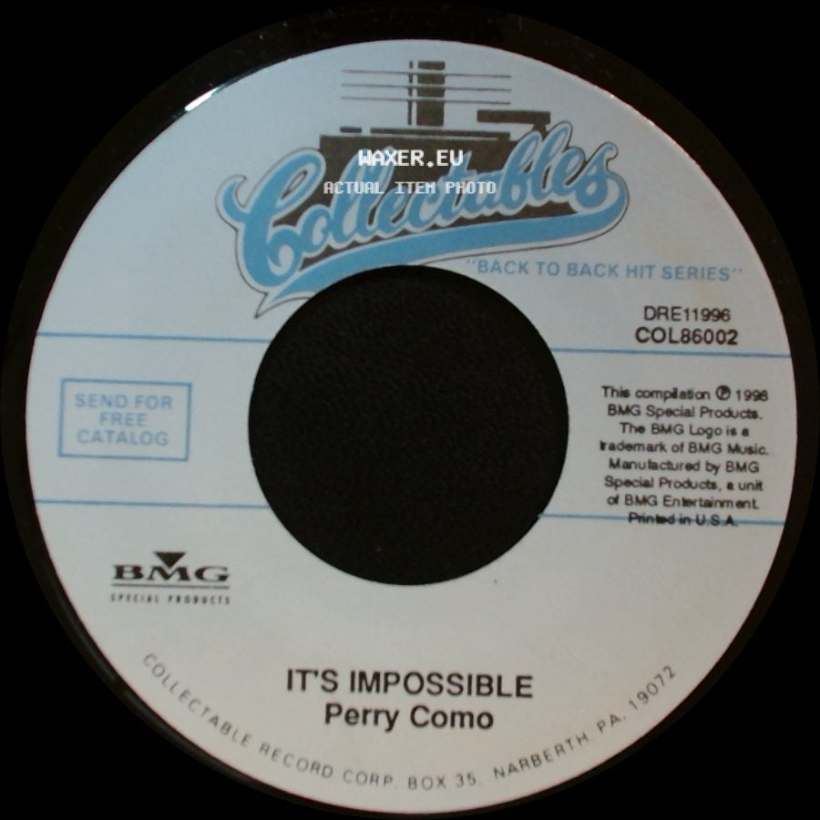 Perry Como - It's Impossible / Seattle side A