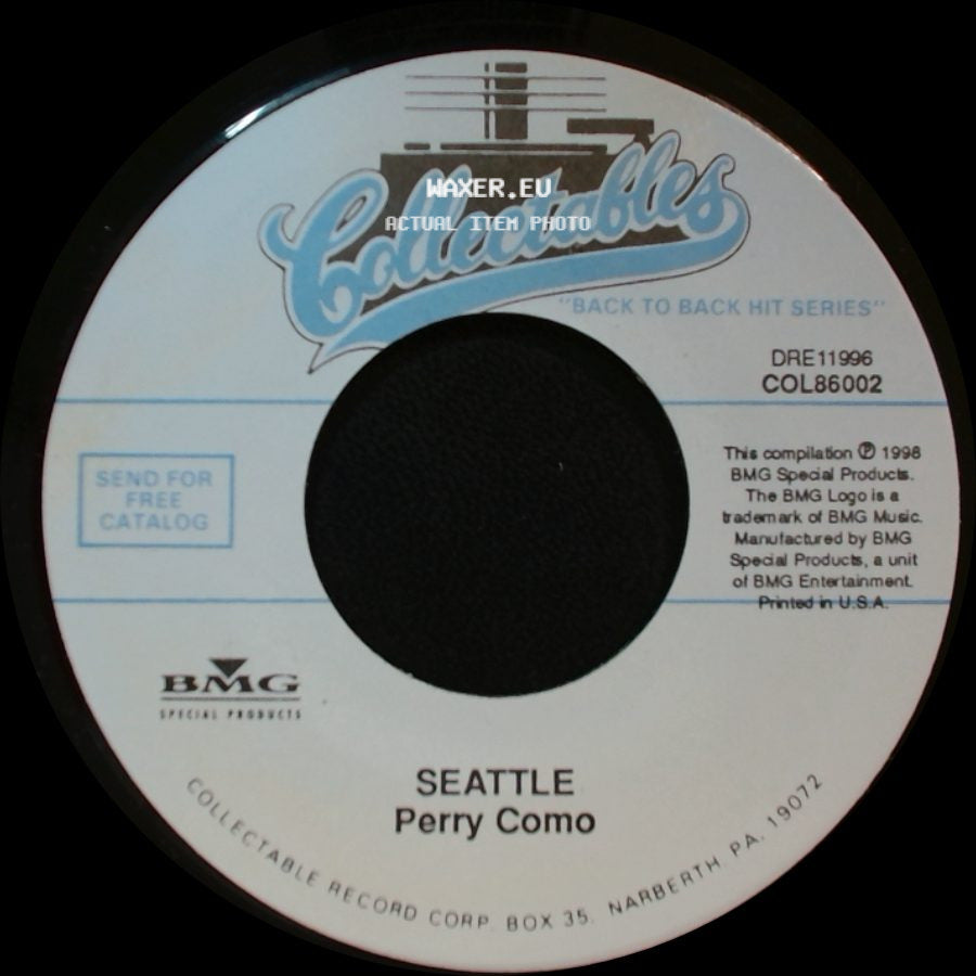 Perry Como - It's Impossible / Seattle side B