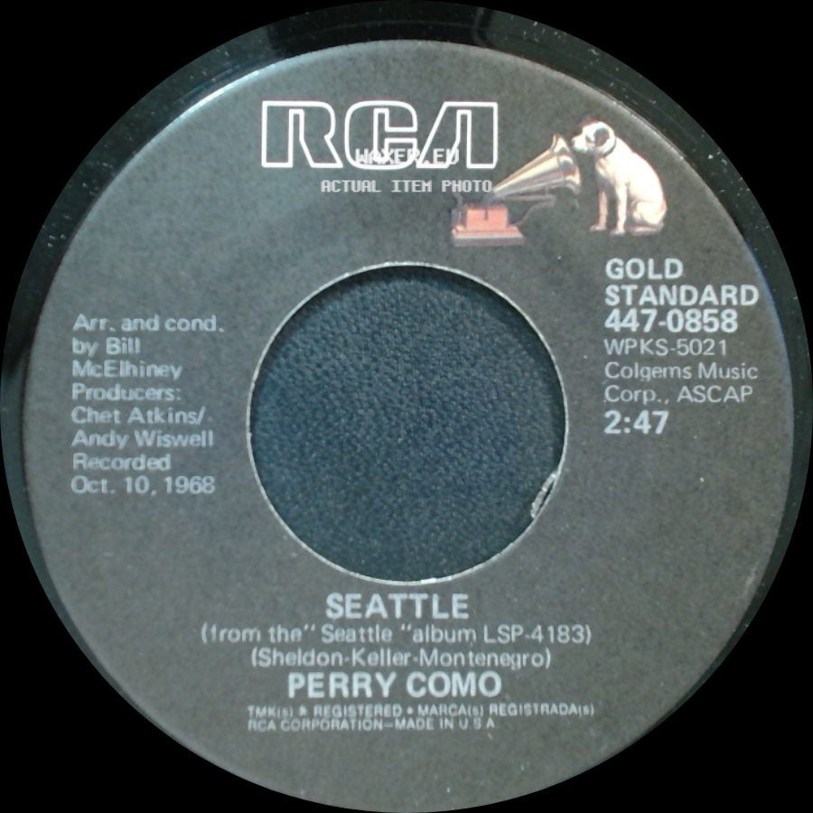 Perry Como - Seattle / It's Impossible side A