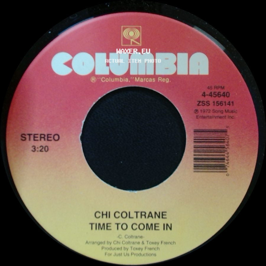 Chi Coltrane - Time To Come In / Thunder And Lightning side A