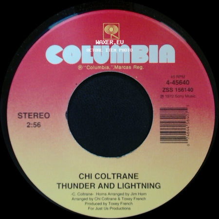 Chi Coltrane - Time To Come In / Thunder And Lightning side B