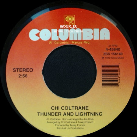 Chi Coltrane - Time To Come In / Thunder And Lightning side B
