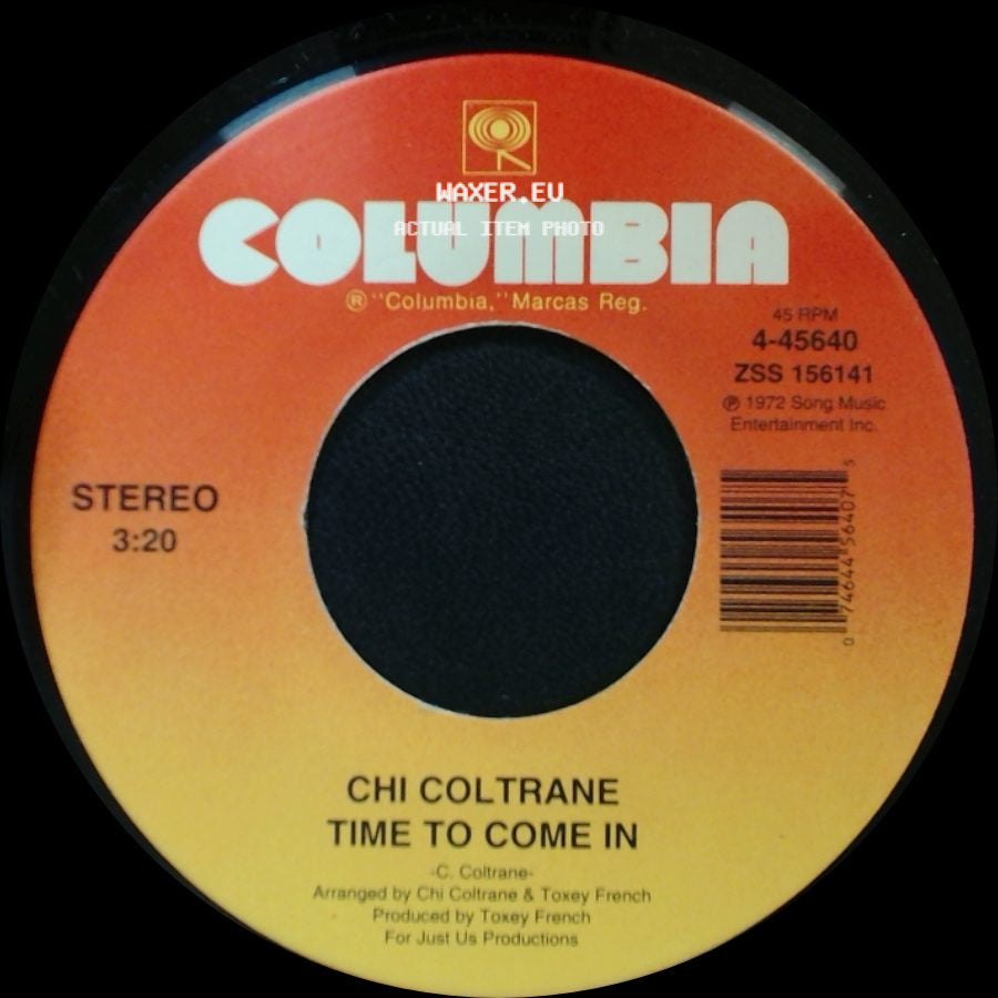 Chi Coltrane - Thunder And Lightning / Time To Come In side B