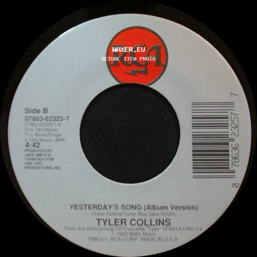 Tyler Collins - It Doesn't Matter (Radio Version) / Yesterday's Song (Album Version) side B