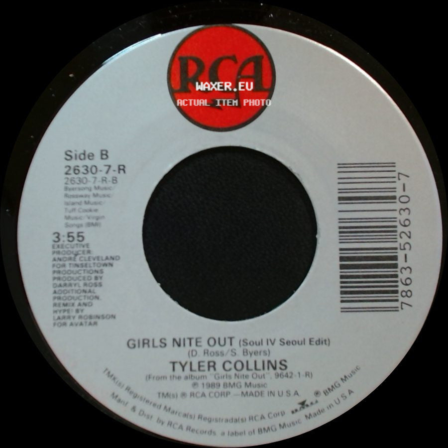 Tyler Collins - Girls Nite Out (Radio Mix) / Girls Nite Out (Soul Iv Seoul Edit) side B