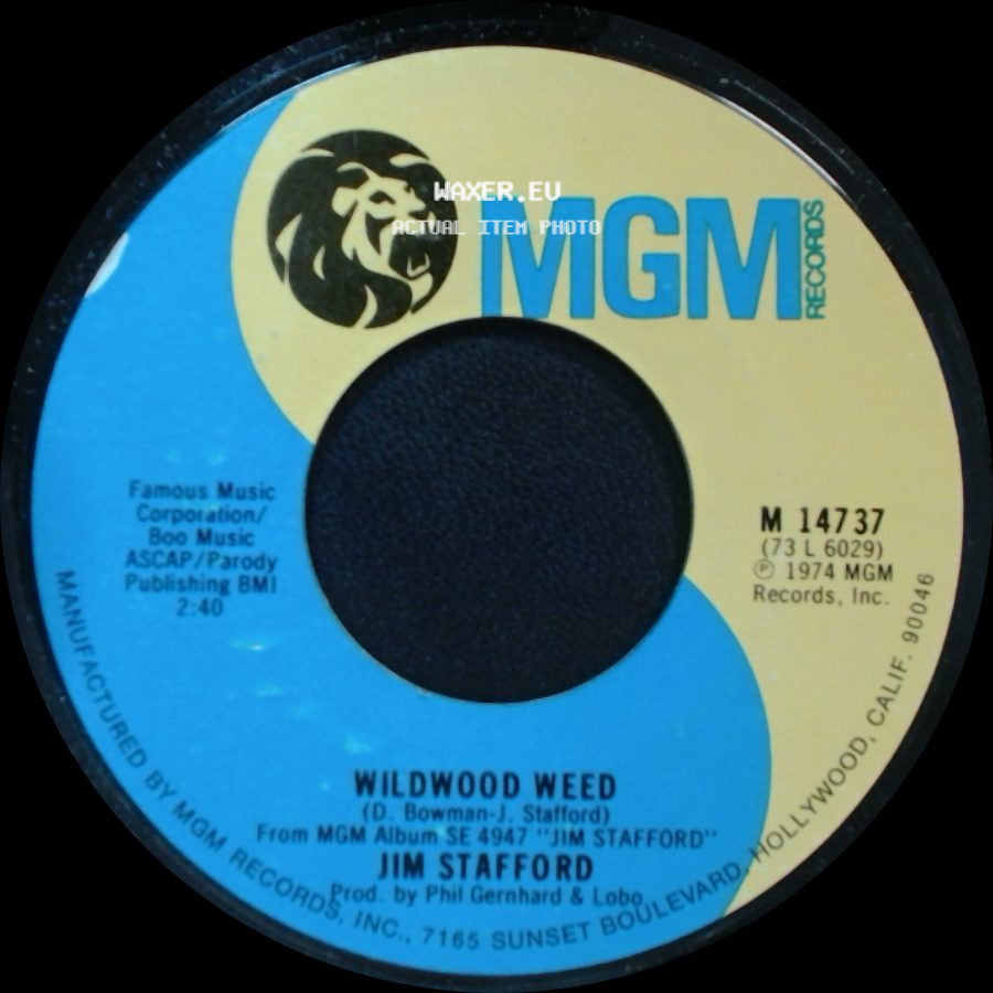 Jim Stafford - Wildwood Weed / The Last Chant side A
