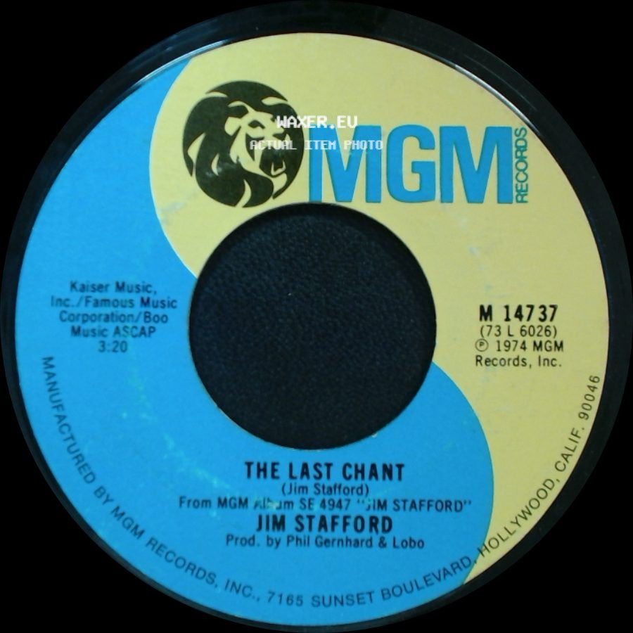 Jim Stafford - Wildwood Weed / The Last Chant side B