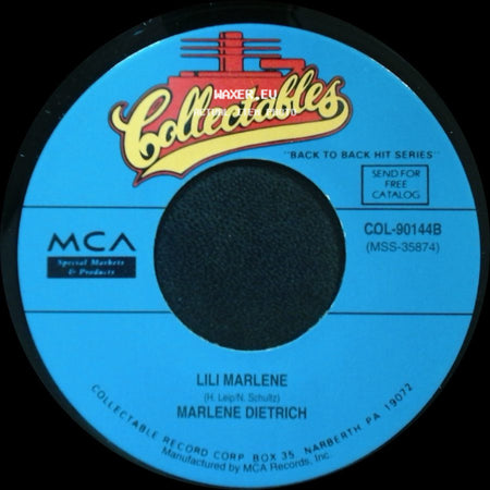 Marlene Dietrich / Morris Stoloff - Lili Marlene / Moonglow And Theme From "Picnic" side A