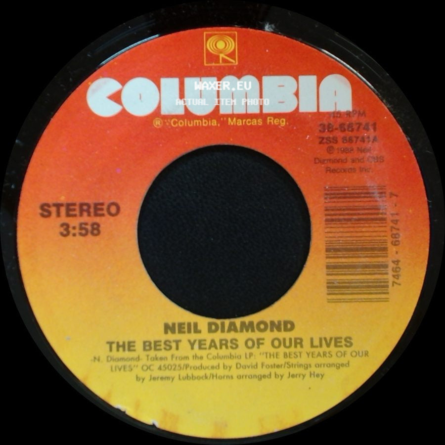 Neil Diamond - The Best Years Of Our Lives / Carmelita's Eyes side A