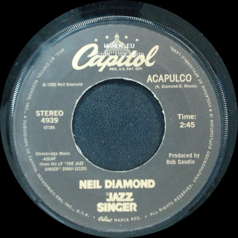 Neil Diamond - Love On The Rocks / Acapulco side B