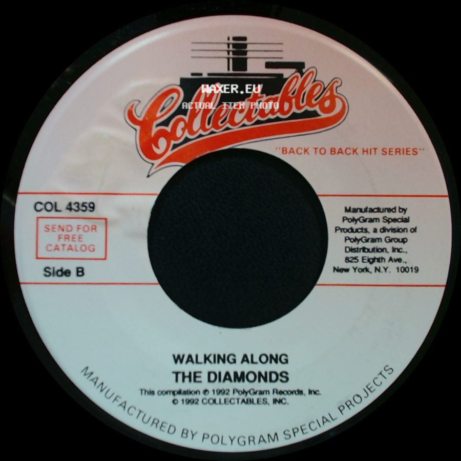 The Diamonds - The Church Bells May Ring / Walking Along side B
