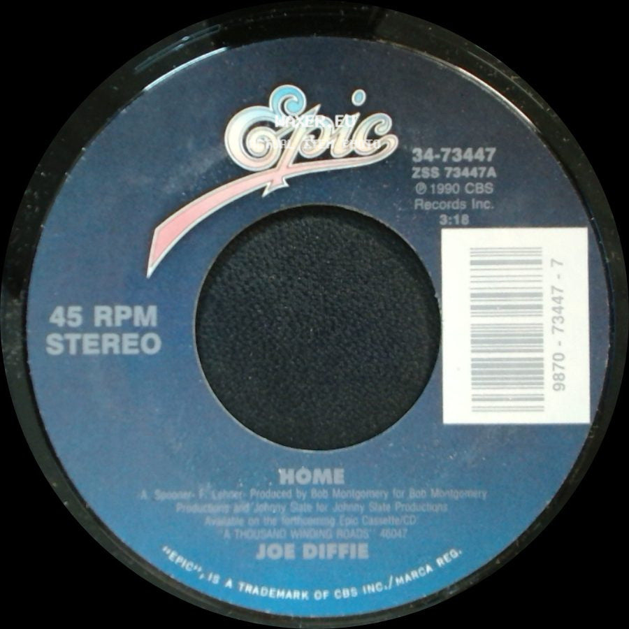 Joe Diffie - Liquid Heartache / Home side B