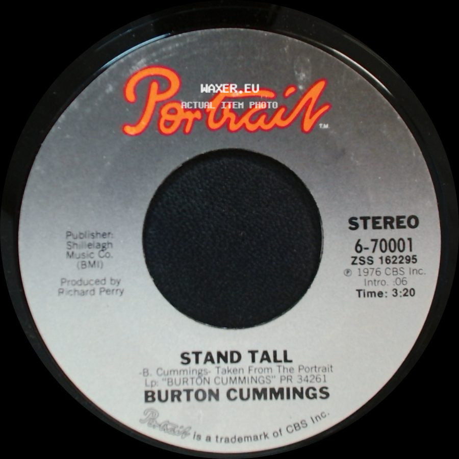 Burton Cummings - Burch Magic / Stand Tall side B
