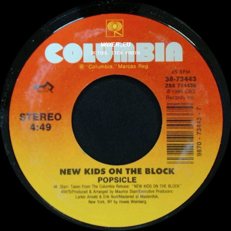 New Kids On The Block - Let's Try It Again / Popsicle side B