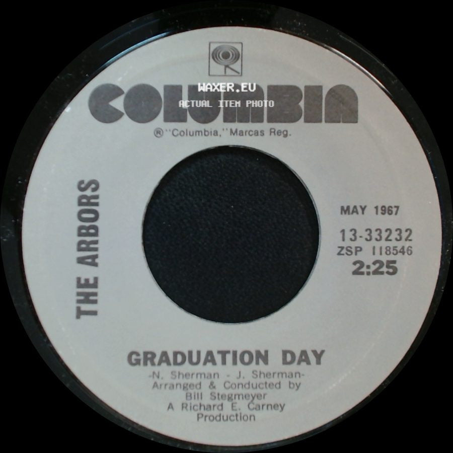 The Arbors - The Letter / Graduation Day side B