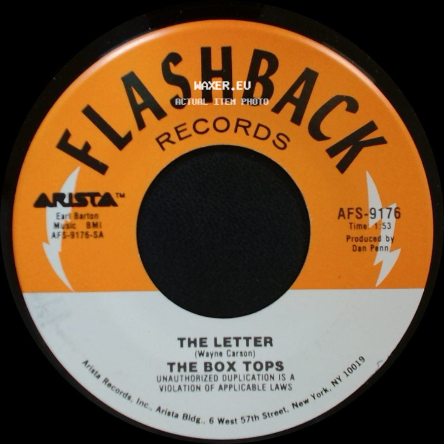 The Box Tops - The Letter / Happy Times side A