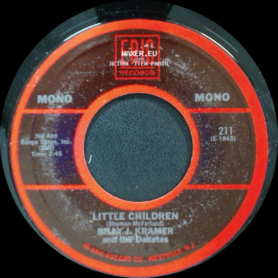 Billy J. Kramer And The Dakotas - Bad To Me / Little Children side B