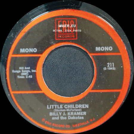 Billy J. Kramer And The Dakotas - Bad To Me / Little Children side B