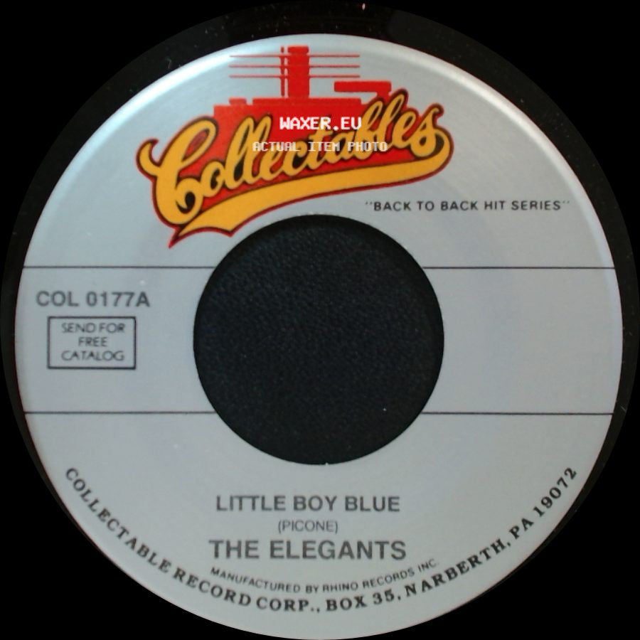 The Elegants - Little Boy Blue / Get Well Soon side A