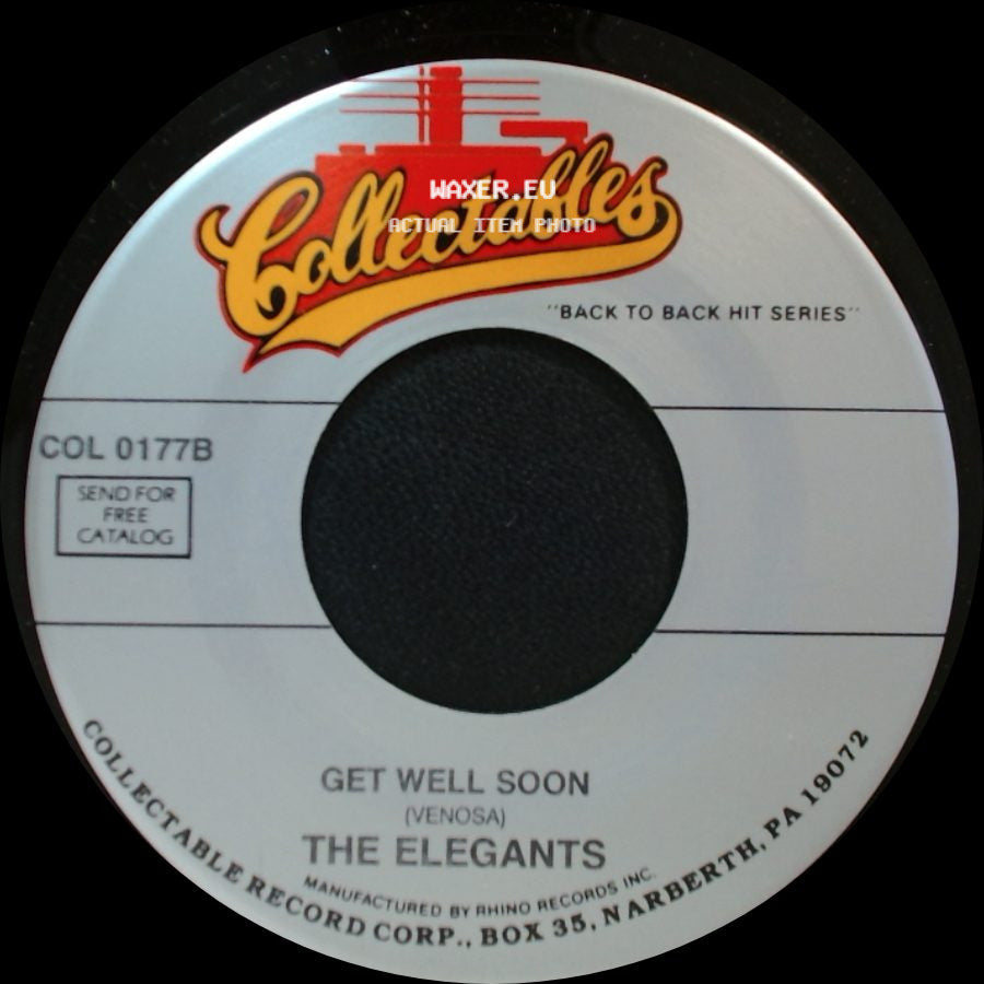 The Elegants - Little Boy Blue / Get Well Soon side B