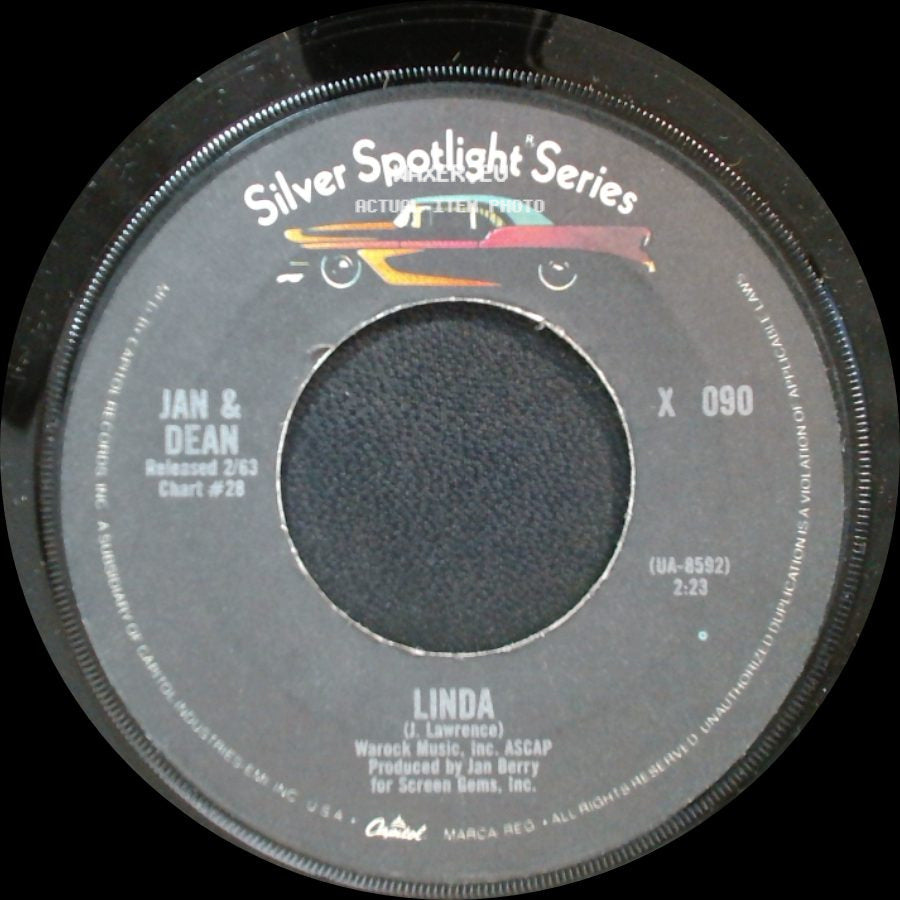 Jan & Dean - The New Girl In School / Linda side B