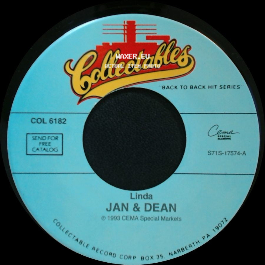 Jan & Dean - The New Girl In School / Linda side B