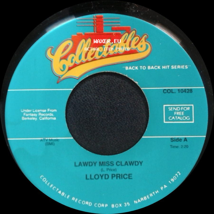 Lloyd Price - Lawdy Miss Clawdy / Mailman Blues side A