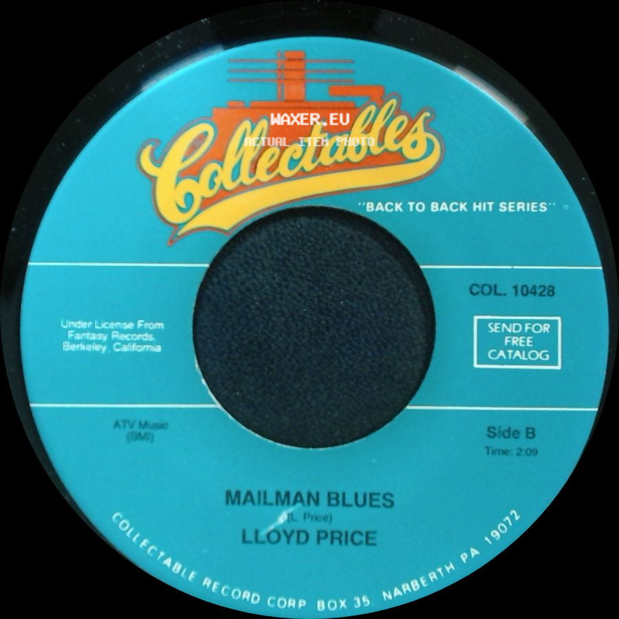 Lloyd Price - Lawdy Miss Clawdy / Mailman Blues side B