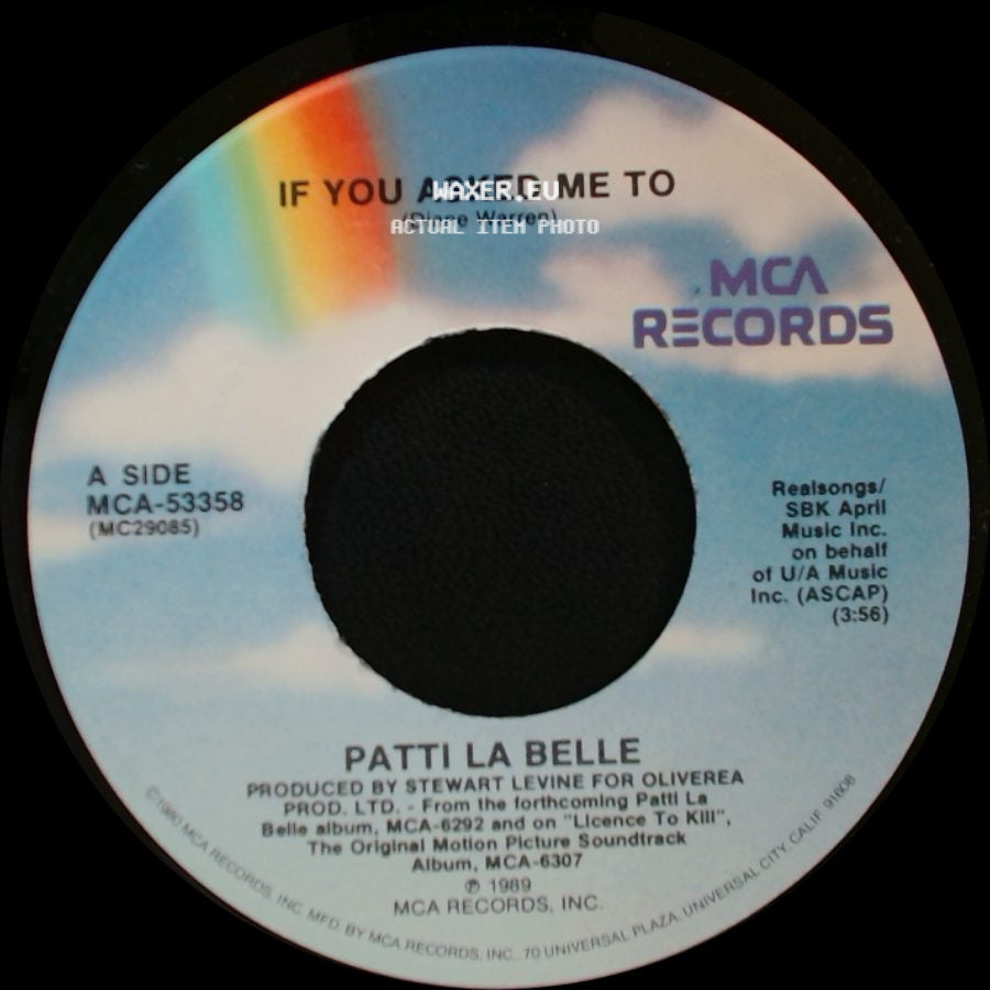 Patti La Belle - If You Asked Me To / If You Asked Me To (Instrumental Suite) side A