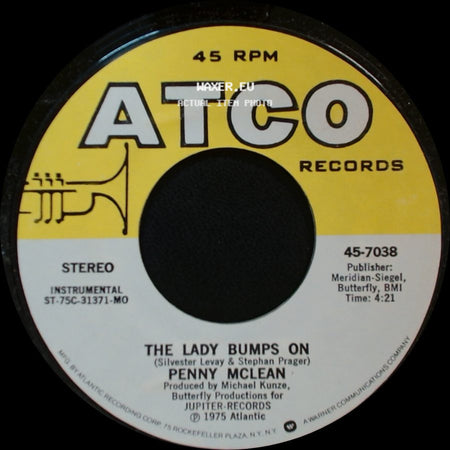 Penny Mclean - Lady Bump / The Lady Bumps On side B