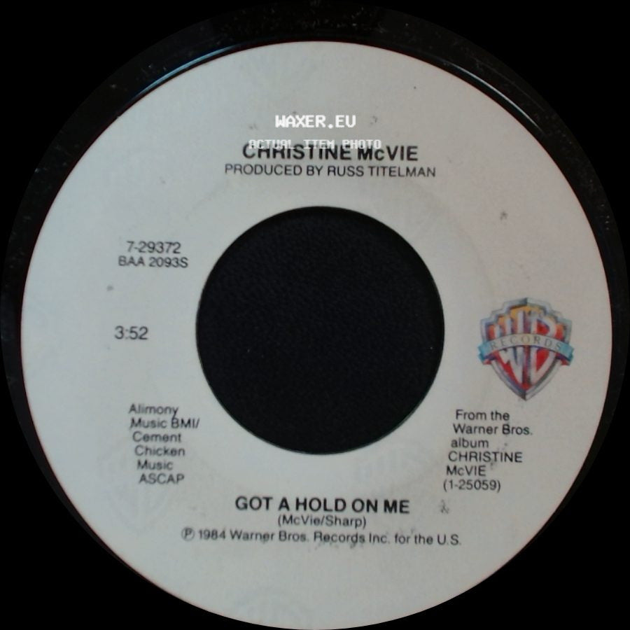 Christine Mcvie - Who's Dreaming This Dream / Got A Hold On Me side B