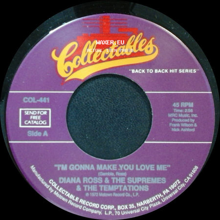 Diana Ross & The Supremes & The Temptations - I'm Gonna Make You Love Me / I'll Try Something New side A