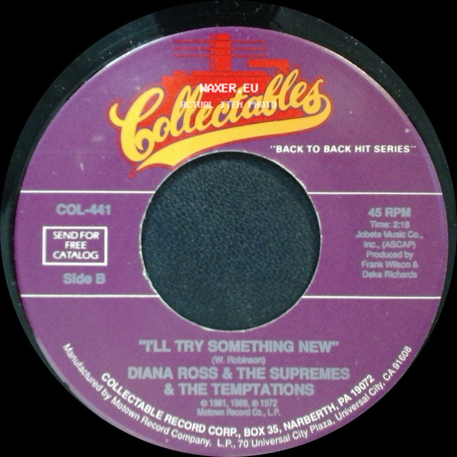 Diana Ross & The Supremes & The Temptations - I'm Gonna Make You Love Me / I'll Try Something New side B