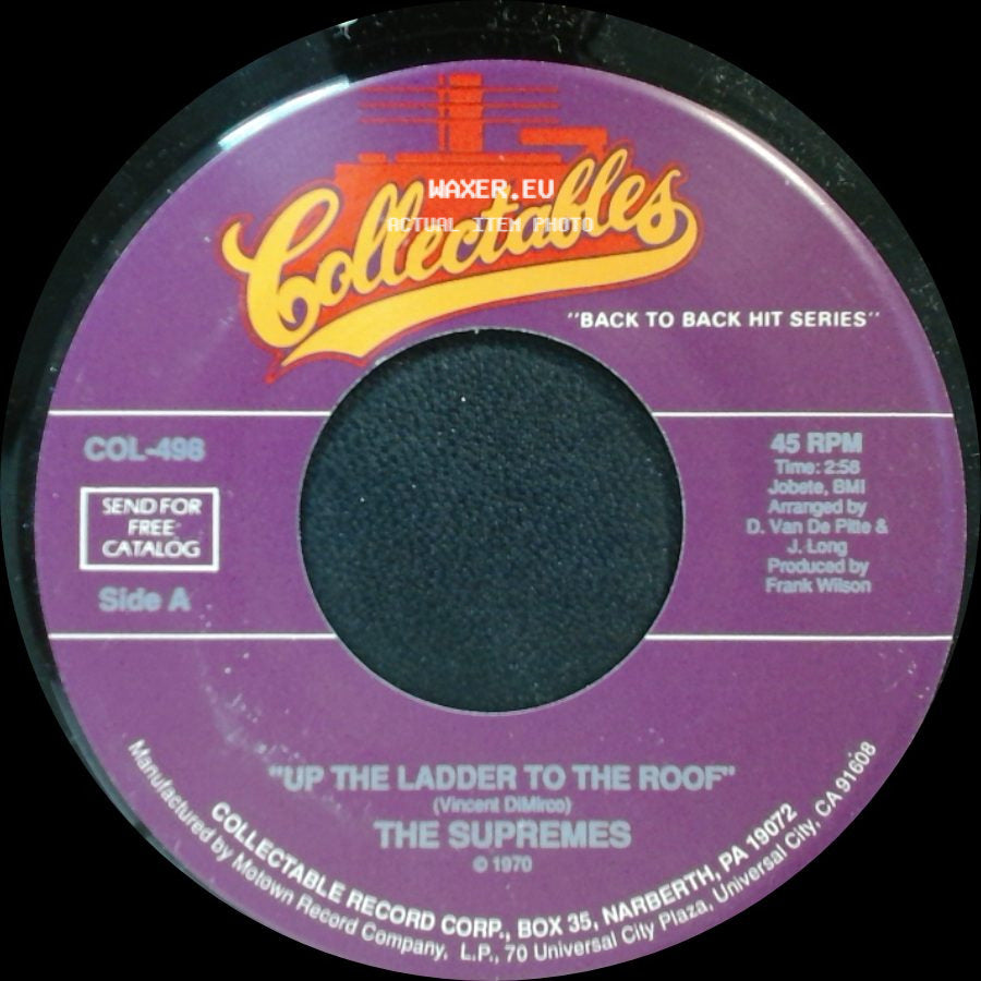 The Supremes - Up The Ladder To The Roof / Nathan Jones side A