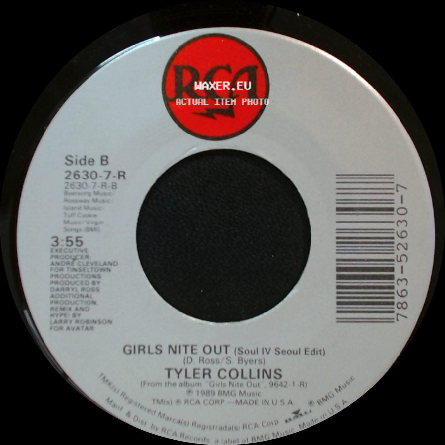 Tyler Collins - Girls Nite Out (Radio Mix) / Girls Nite Out (Soul Iv Seoul Edit) side B
