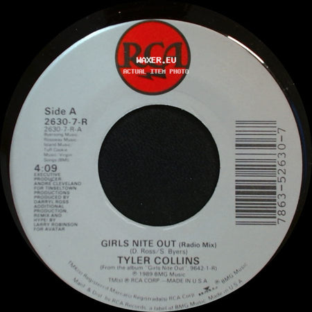 Tyler Collins - Girls Nite Out (Radio Mix) / Girls Nite Out (Soul Iv Seoul Edit) side A