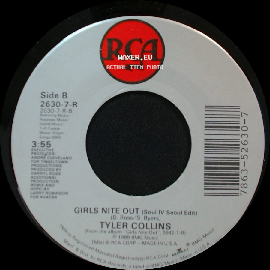 Tyler Collins - Girls Nite Out (Radio Mix) / Girls Nite Out (Soul Iv Seoul Edit) side B