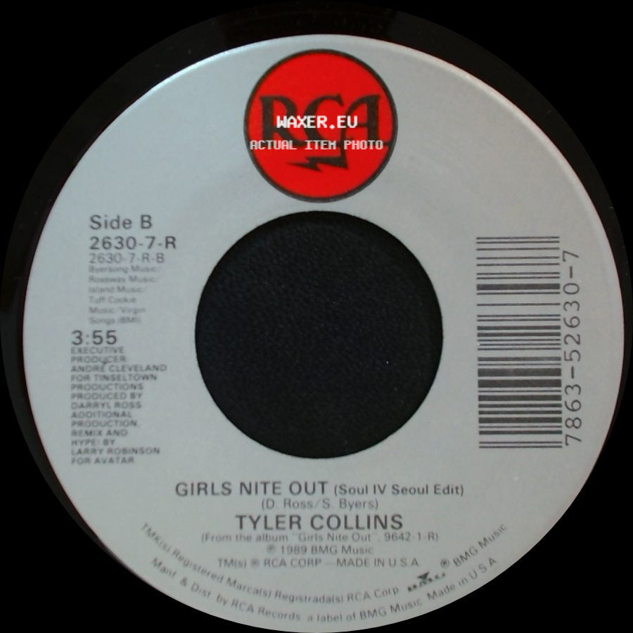 Tyler Collins - Girls Nite Out (Radio Mix) / Girls Nite Out (Soul Iv Seoul Edit) side B