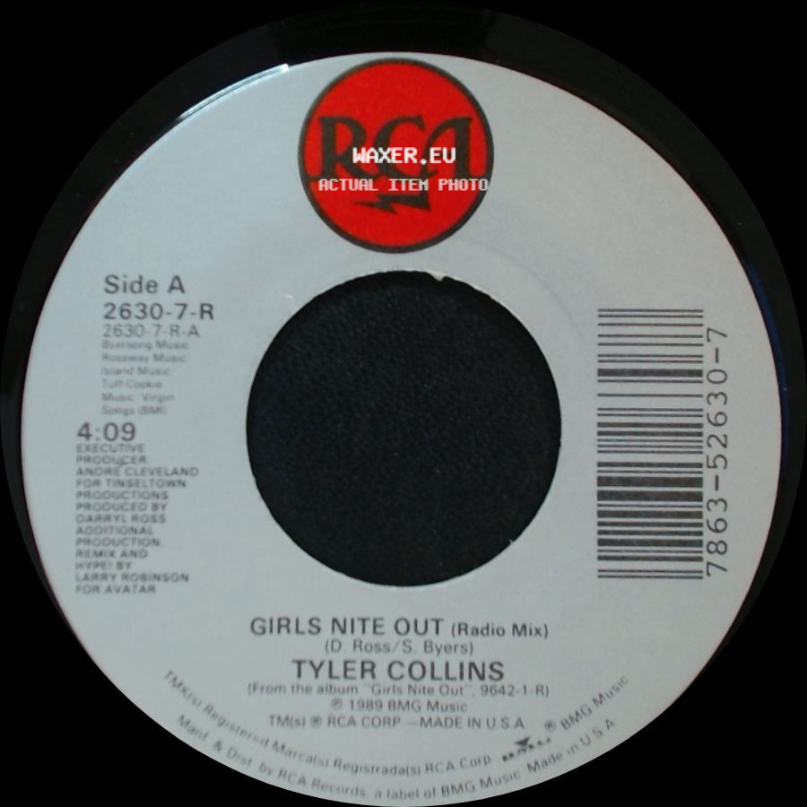Tyler Collins - Girls Nite Out (Radio Mix) / Girls Nite Out (Soul Iv Seoul Edit) side A