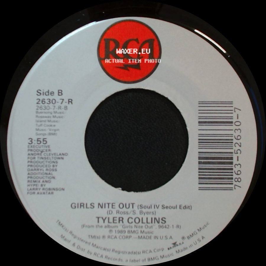 Tyler Collins - Girls Nite Out (Radio Mix) / Girls Nite Out (Soul Iv Seoul Edit) side B