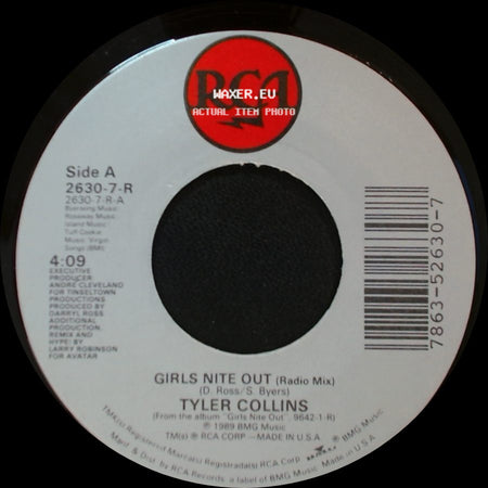 Tyler Collins - Girls Nite Out (Radio Mix) / Girls Nite Out (Soul Iv Seoul Edit) side A