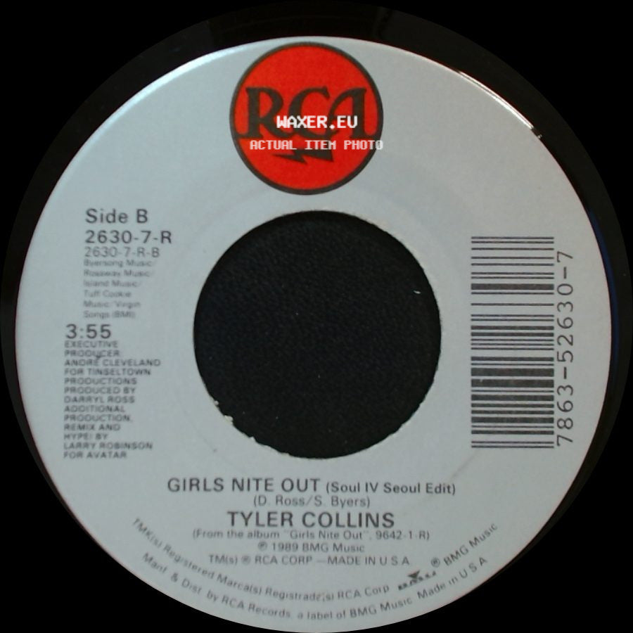Tyler Collins - Girls Nite Out (Radio Mix) / Girls Nite Out (Soul Iv Seoul Edit) side B
