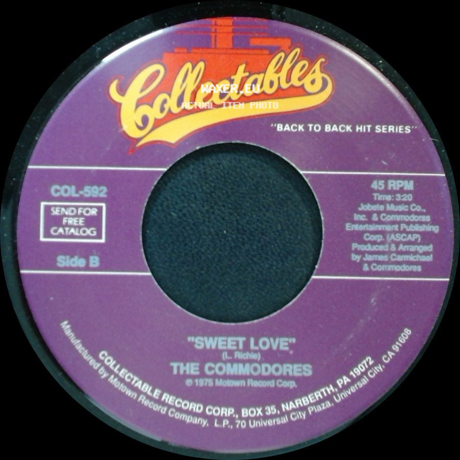 The Commodores - This Is Your Life / Sweet Love side B