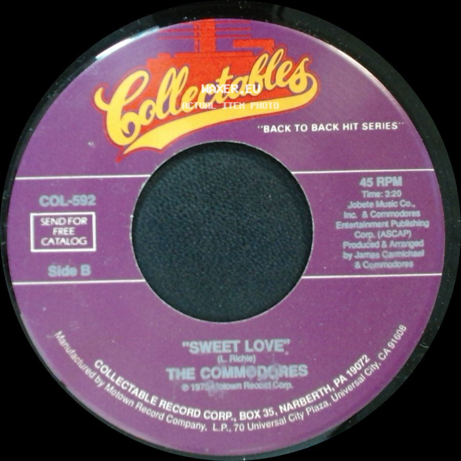 The Commodores - This Is Your Life / Sweet Love side B