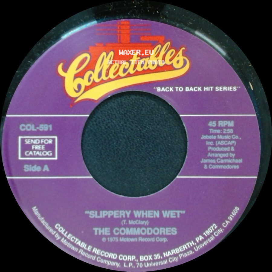 The Commodores - Slippery When Wet / The Bump side A